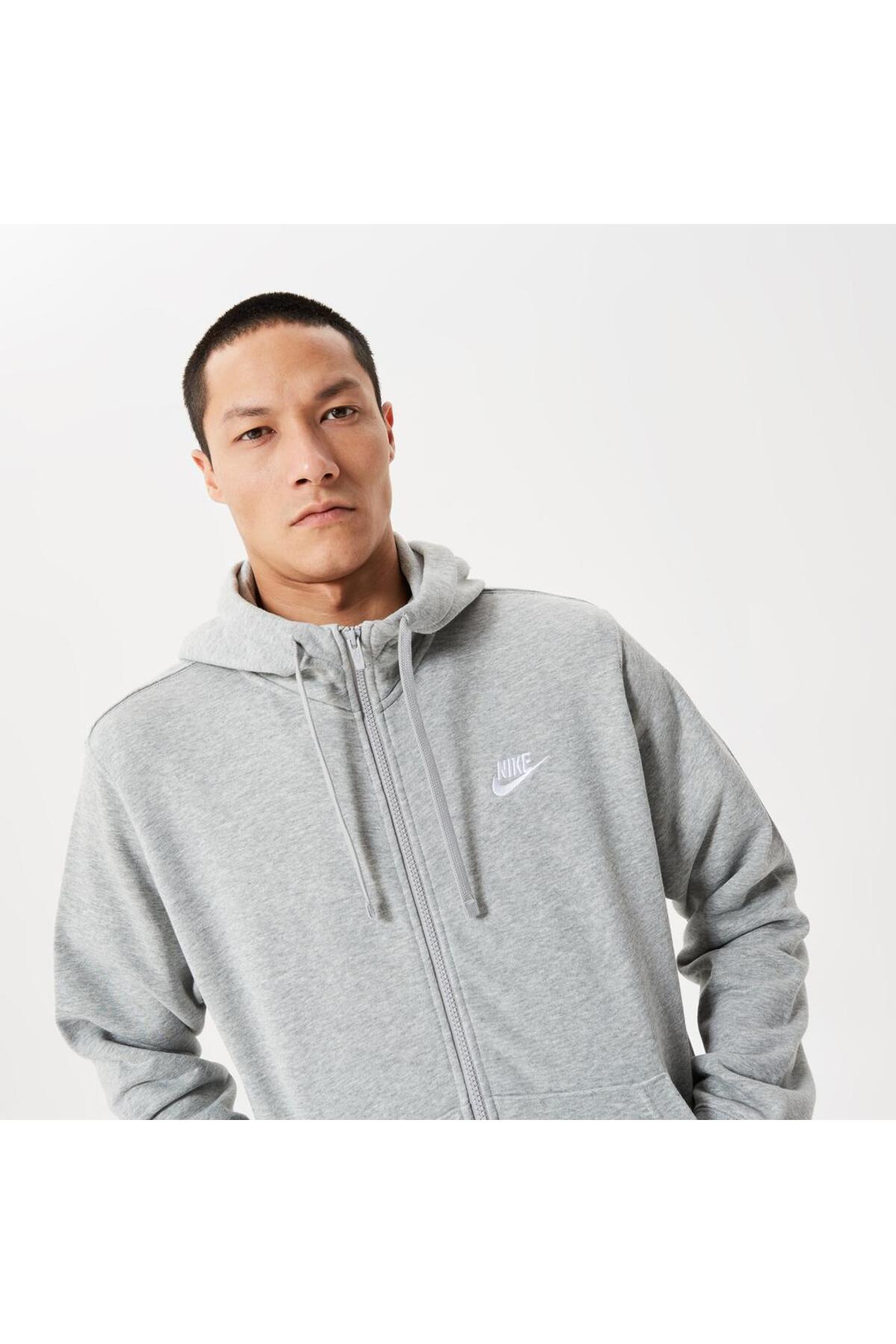 Nike Men's Club Zip Hoodie görsel 3