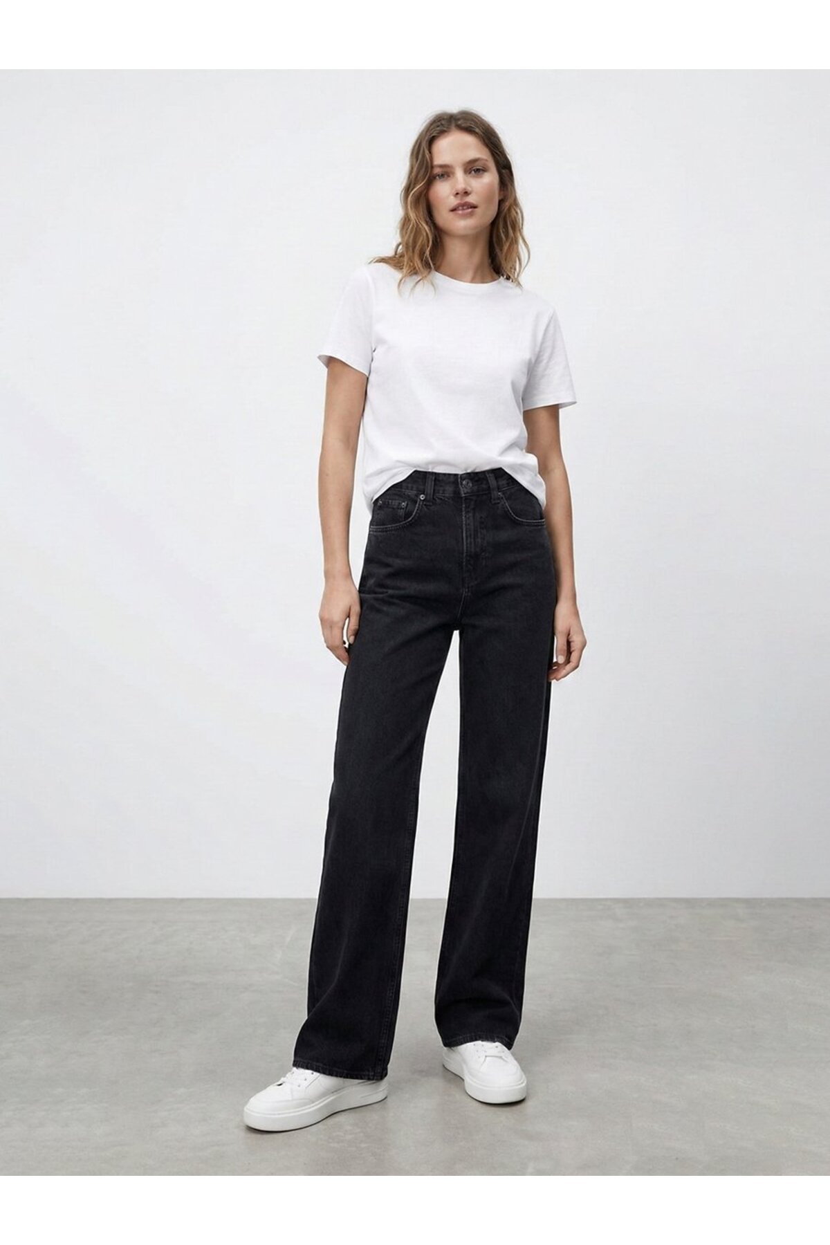 Ltb  Vıonne H Geniş Paça Yüksek Bel Jean Pantolon