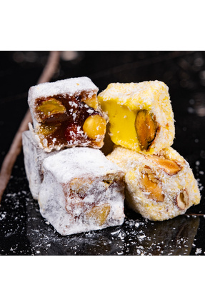 Zalifra Karışık (Safranlı - Antep Fıstıklı) NET 405 GR Meşhur Safranbolu Loku...