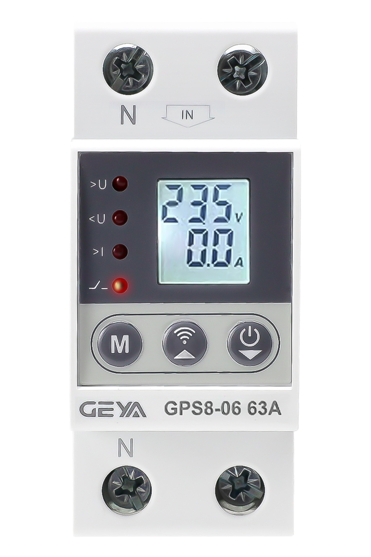 GEYA GPS8-06 WiFi – Smart Voltage and Current Protection Relay with ...