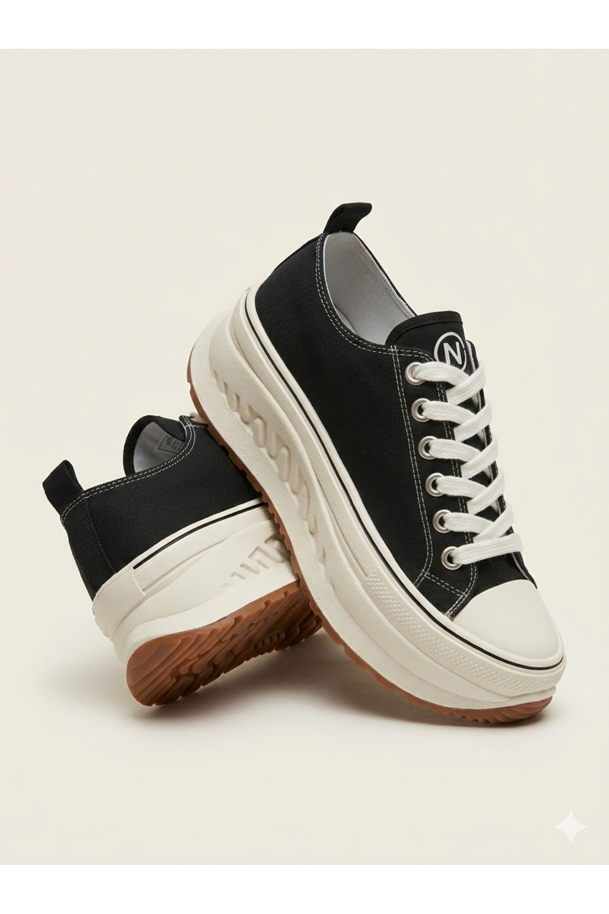Lufian Kalın Taban Bağcıklı Sneaker 121230092 görsel 3