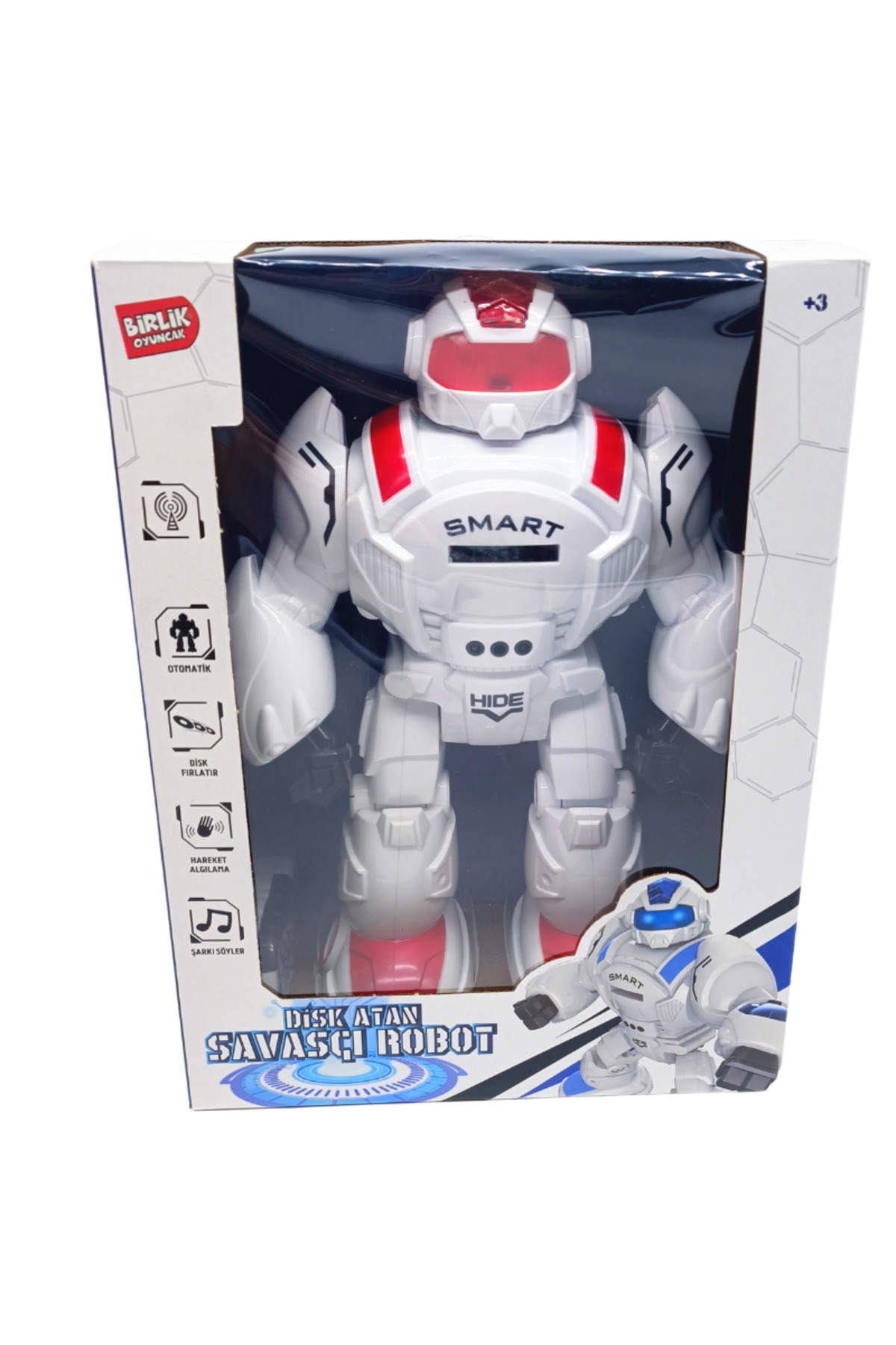 NEW T Uzaktan Kumandalı Disk Atabilen Oyuncak Robot 27115 - Fiyatı