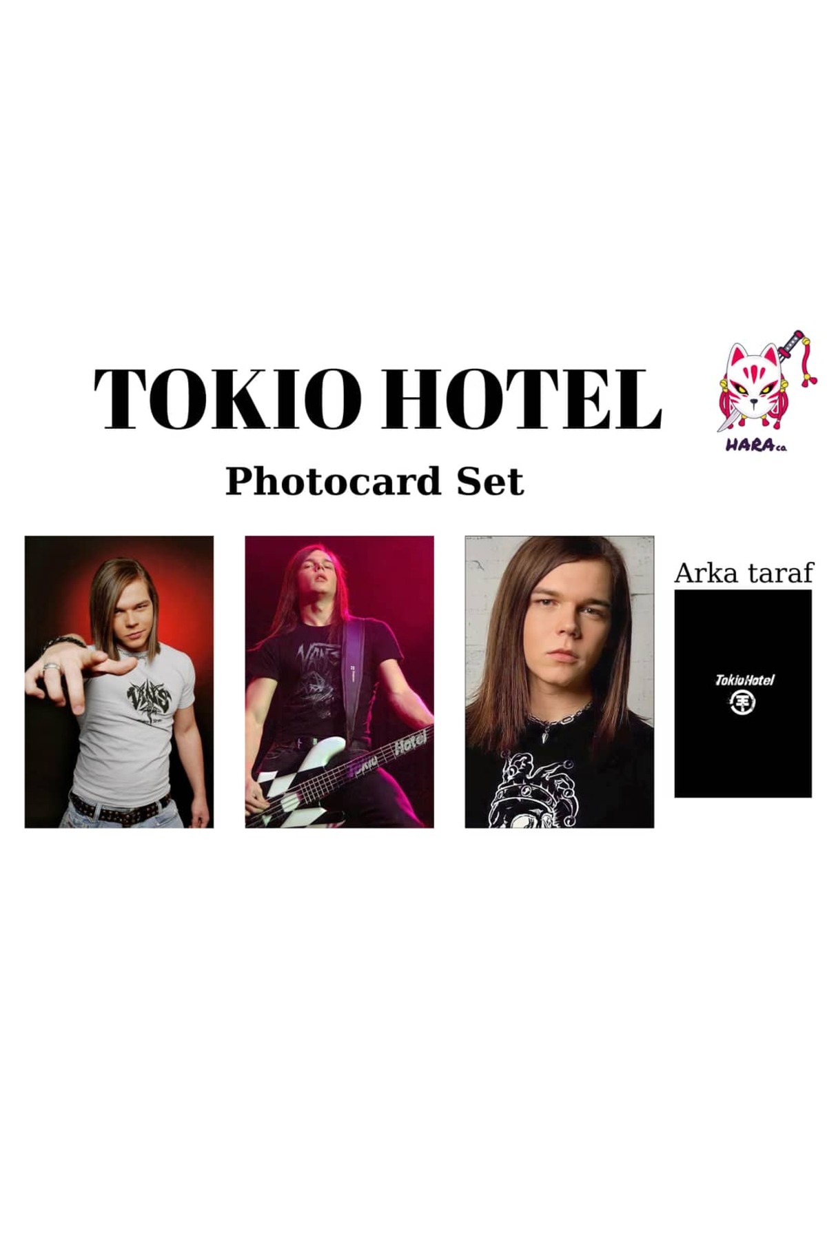 Hara Company Tokio Hotel Photocard Seti / Koleksiyon Kartı Seti v4
