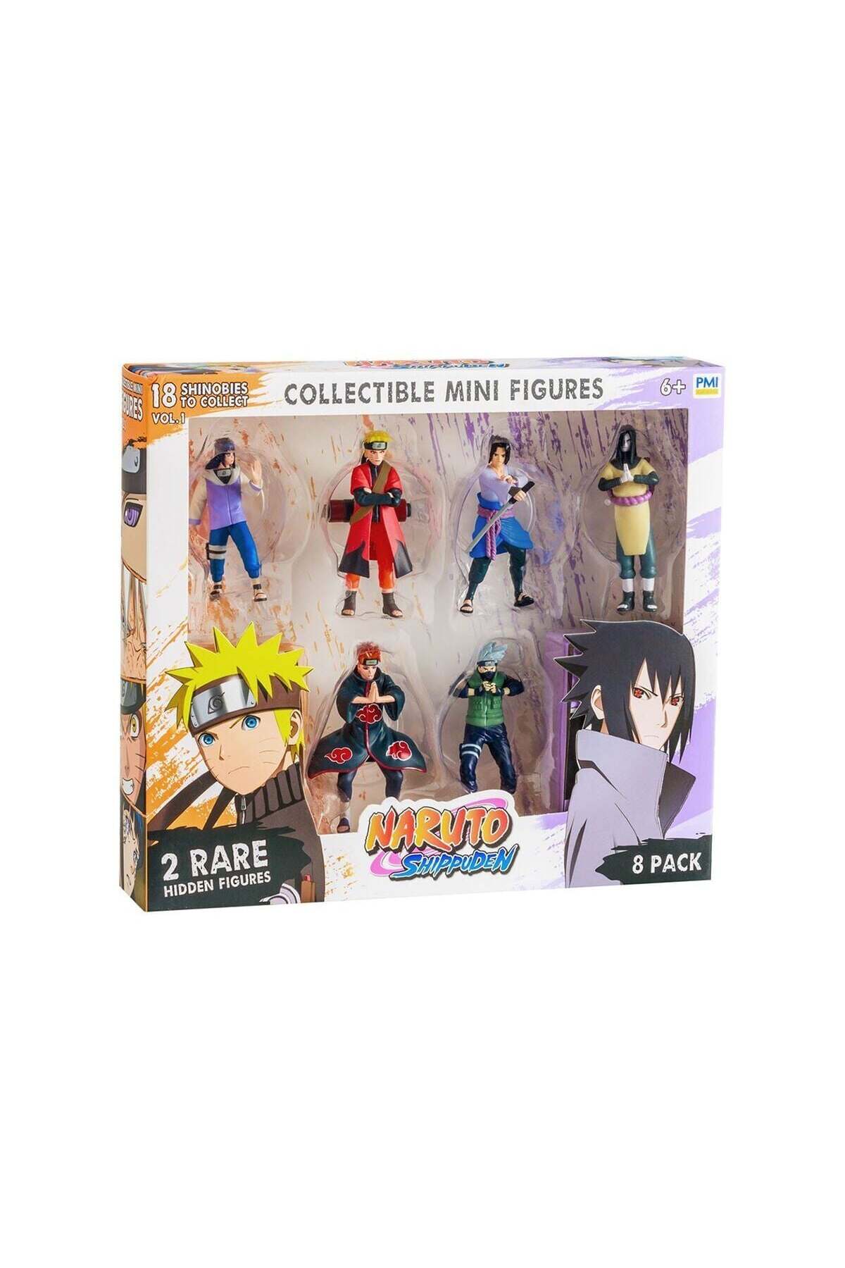 NECO TOYS PMI NSH2070S NARUTO 8Lİ KOLEKSİYON FİGÜR SETİ ASORTİ