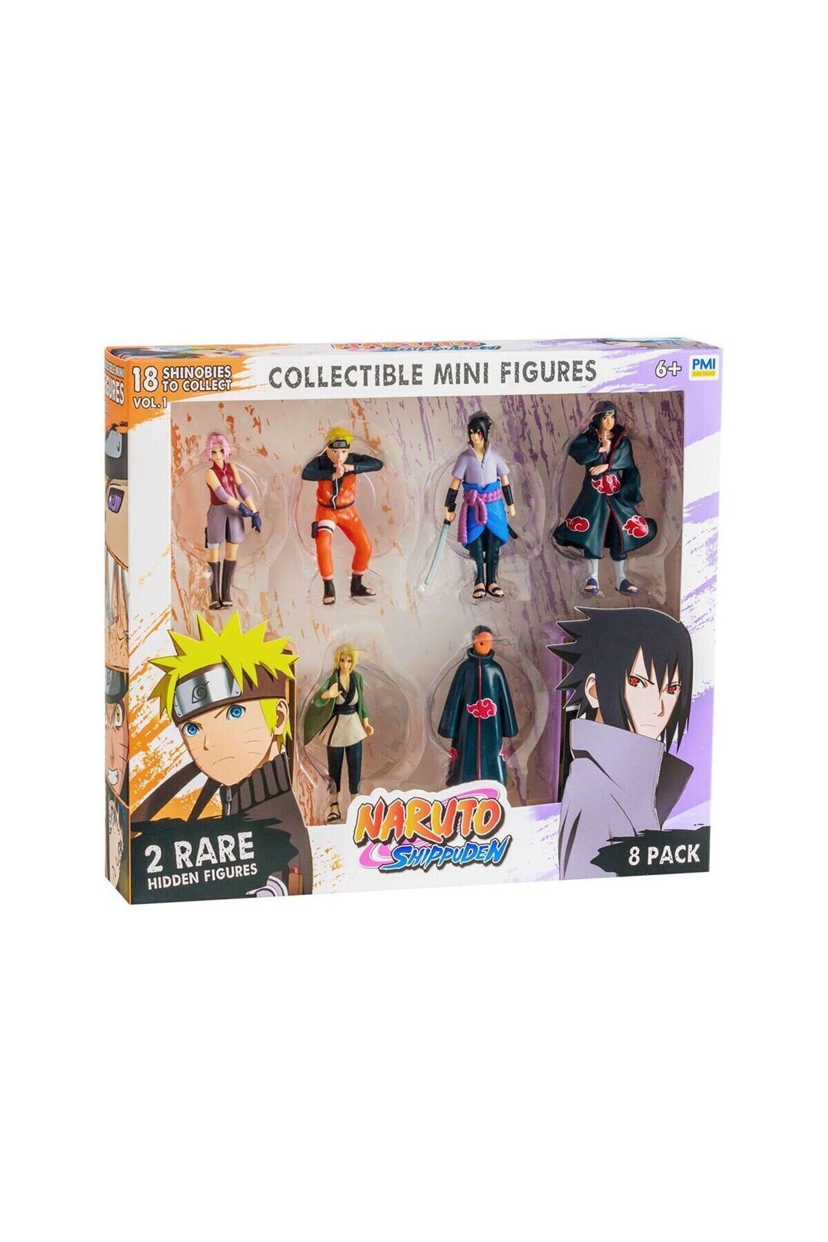 NECO TOYS PMI NSH2070S NARUTO 8Lİ KOLEKSİYON FİGÜR SETİ ASORTİ