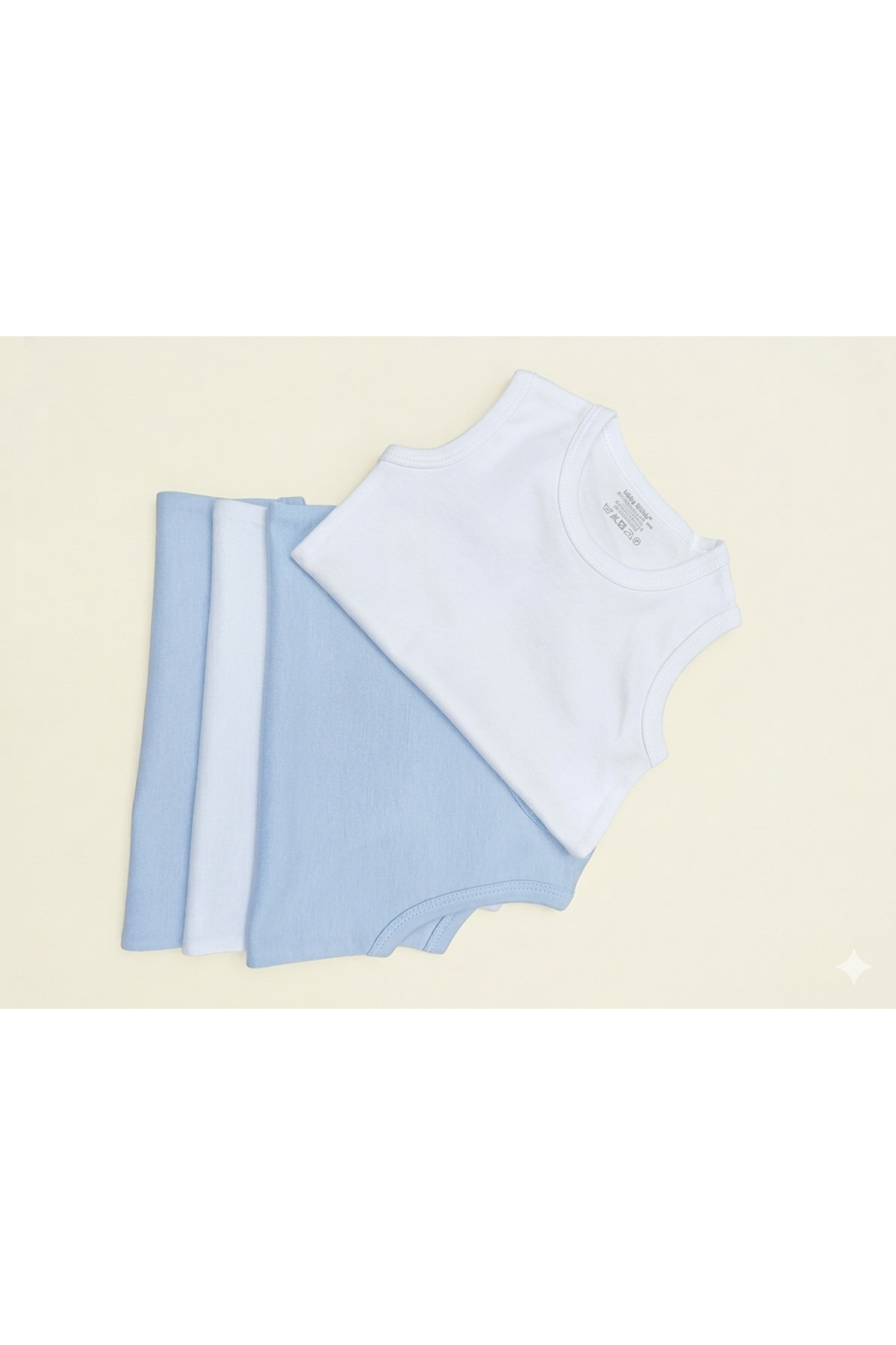 Baby Nife %100 pamuklu 4'lü çıtçıtlı bebek body zıbın/organik pamuklu bebek atlet/bebek çıtçıtlı atlet fotoğrafı 5 (önizleme)