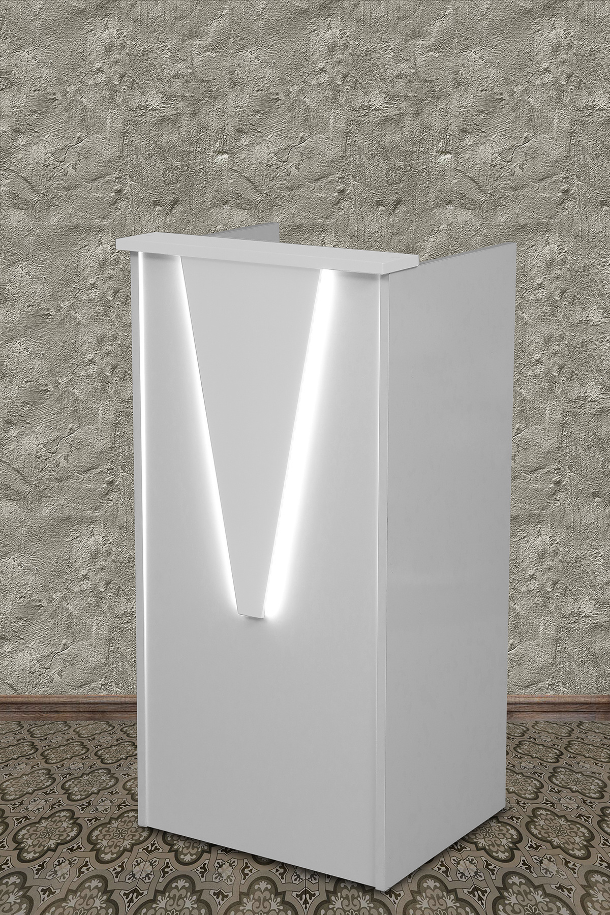 Resim Sashimono Çok amaçlı banko stant bankosu (50 x103x42) 