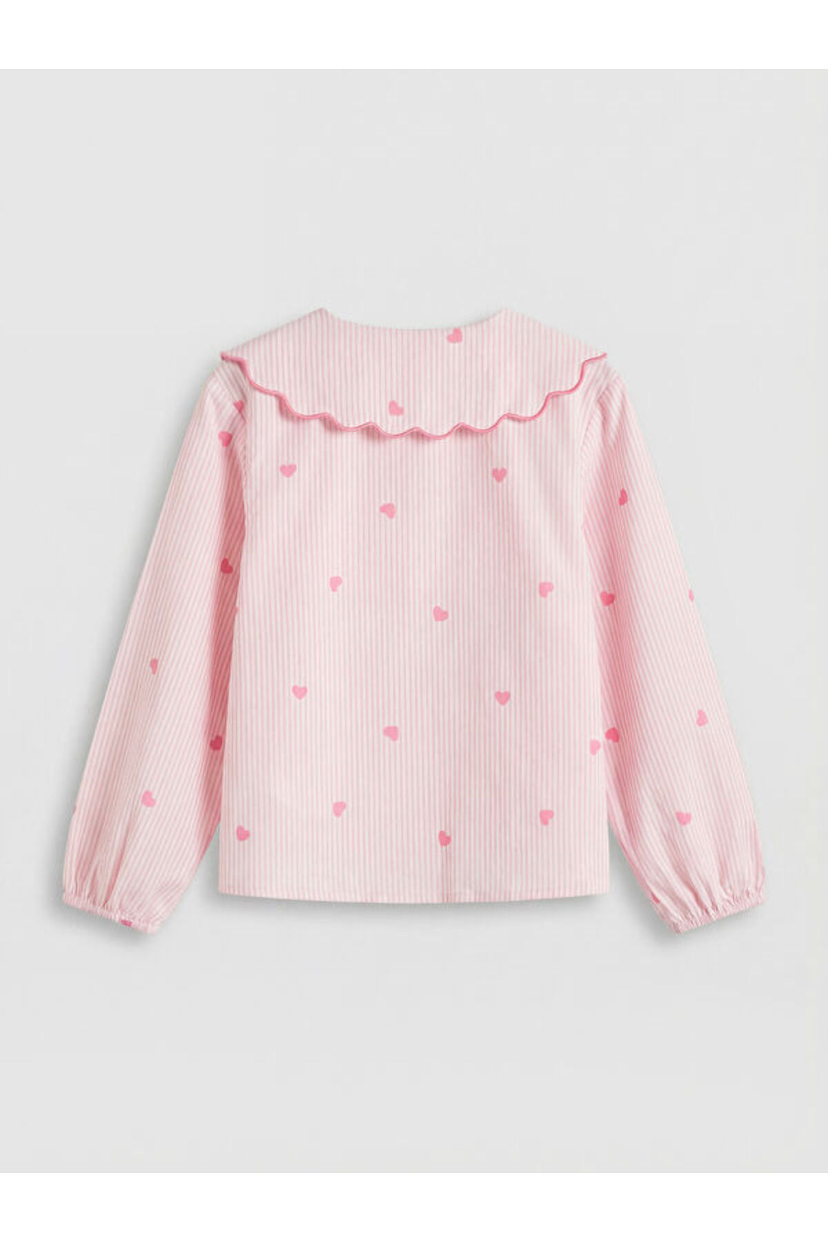 LC Waikiki RMZ GİYİM FARKIYLA Bebe Roba Yaka Kız Çocuk Gömlek fotoğrafı 3 (önizleme)