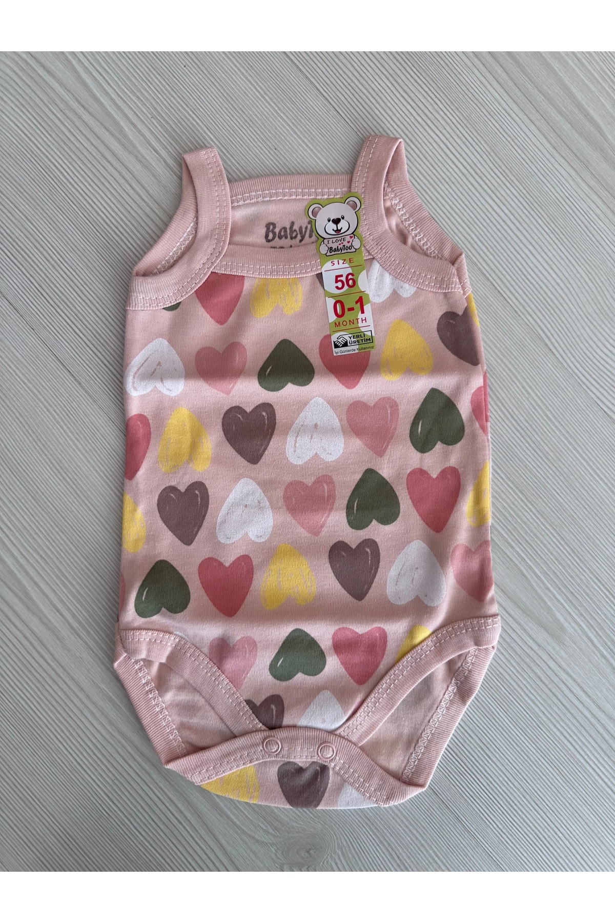 Babytoo ip askılı 3Lü bebek badi seti fotoğrafı 3 (önizleme)