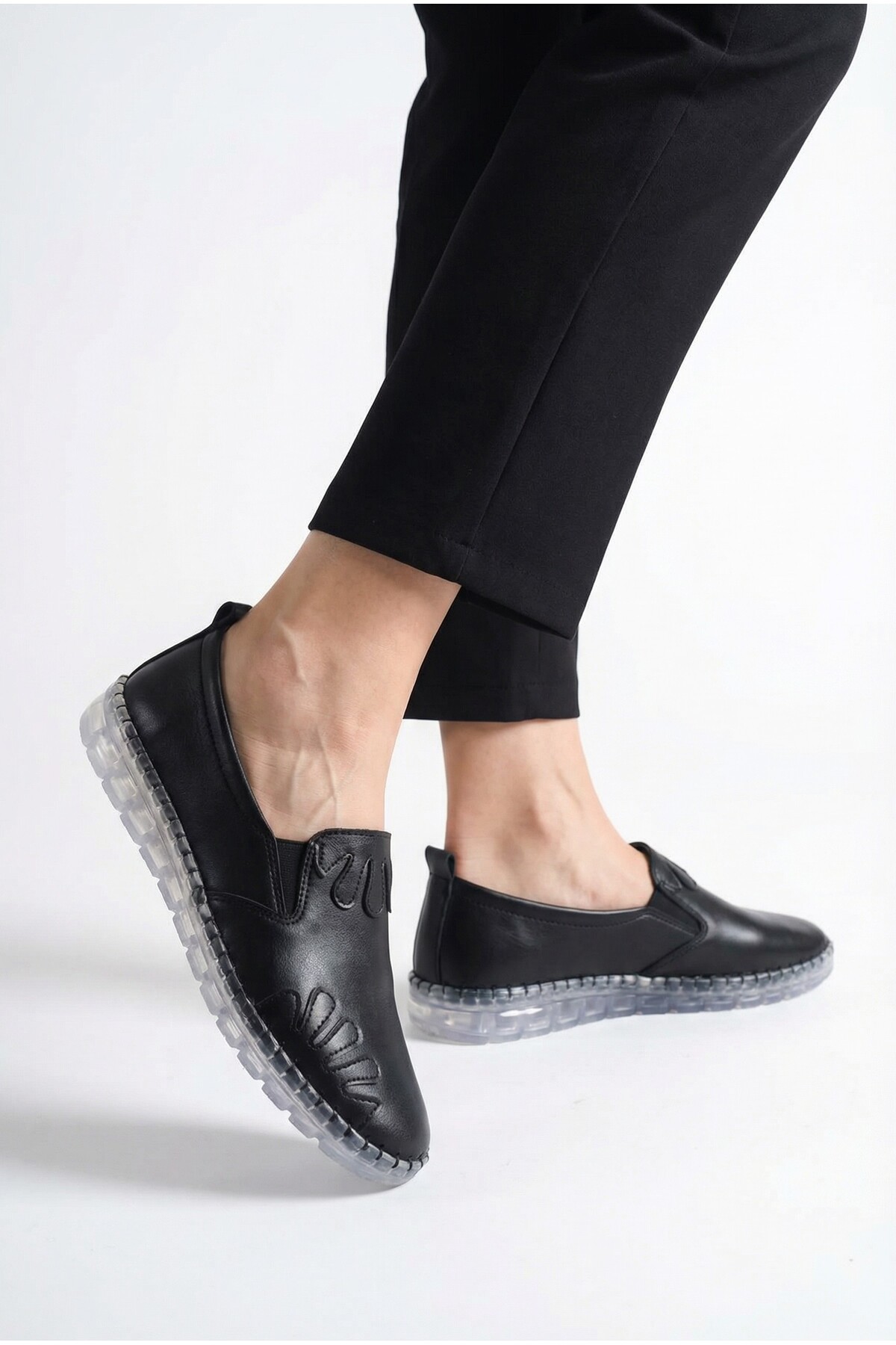 Margarita Women's Orthopedic Shoes with Slip-On Transparent Sole