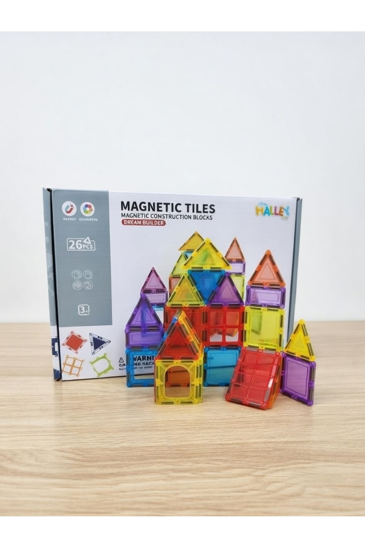 BESTTOYS Manyetik blok eğitici oyuncak 26 parça büyük boy serisi fotoğrafı 2 (önizleme)