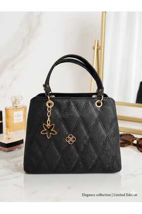 rengarenkmagazasi yumuşak dokulu kapitone desenli kadın omuz ve kol çantası