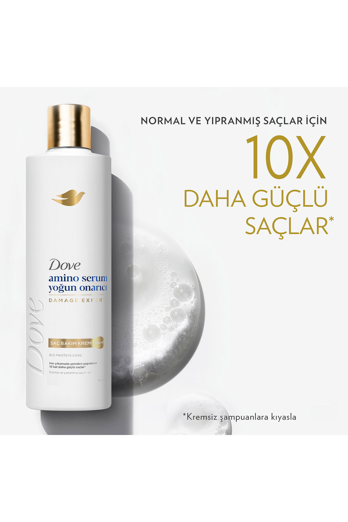Saç Bakım Kremi Amino Serum Yoğun Onarıcı 350 ml x2 — SET.UNİ.10895 — تصویر 6 از 8