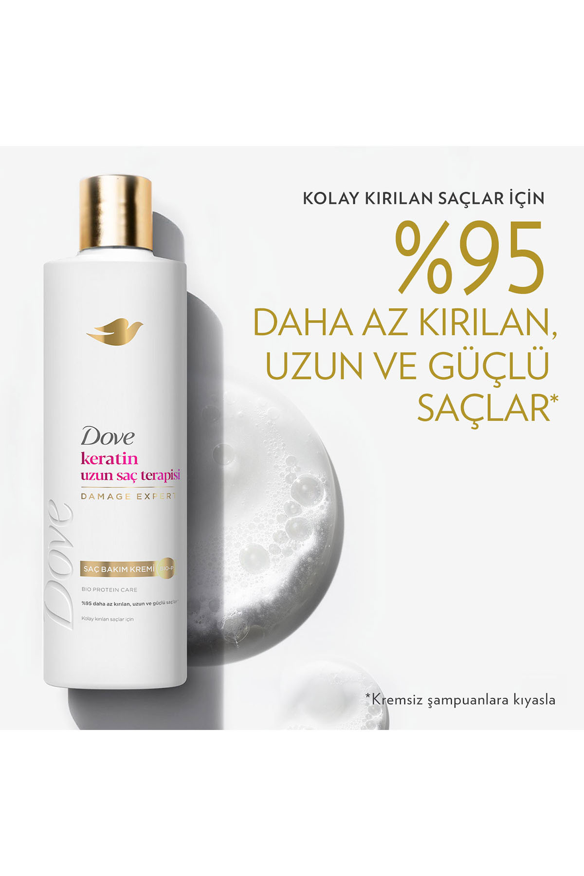 Saç Bakım Kremi Keratin Uzun Saç Terapisi 350 ml x2 — SET.UNİ.10911 — تصویر 7 از 9