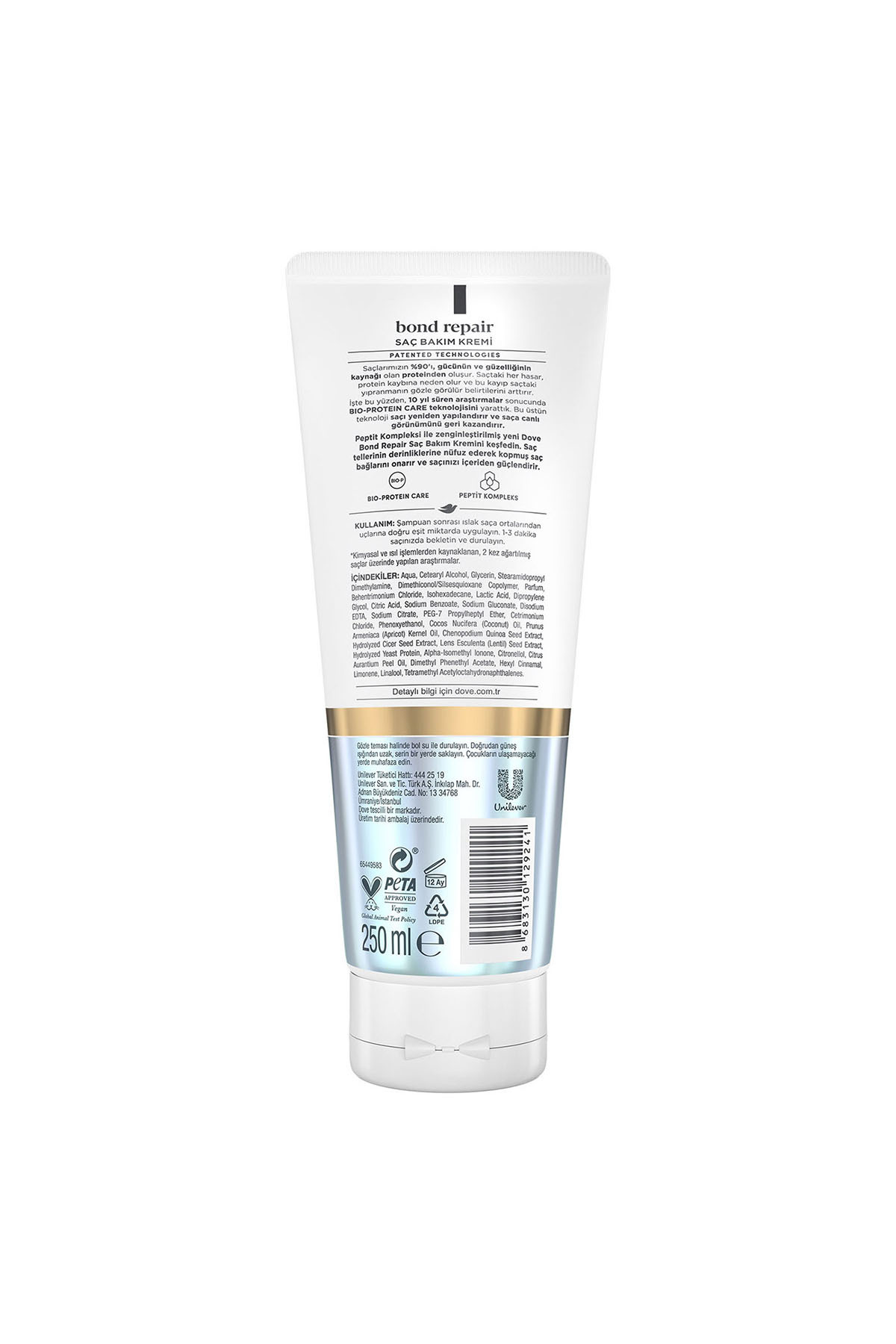 Kurtarıcı Onarıcı Saç Bakım Kremi Peptit Bond Repair 250 ml x2 — SET.UNİ.10900 — تصویر 9 از 9