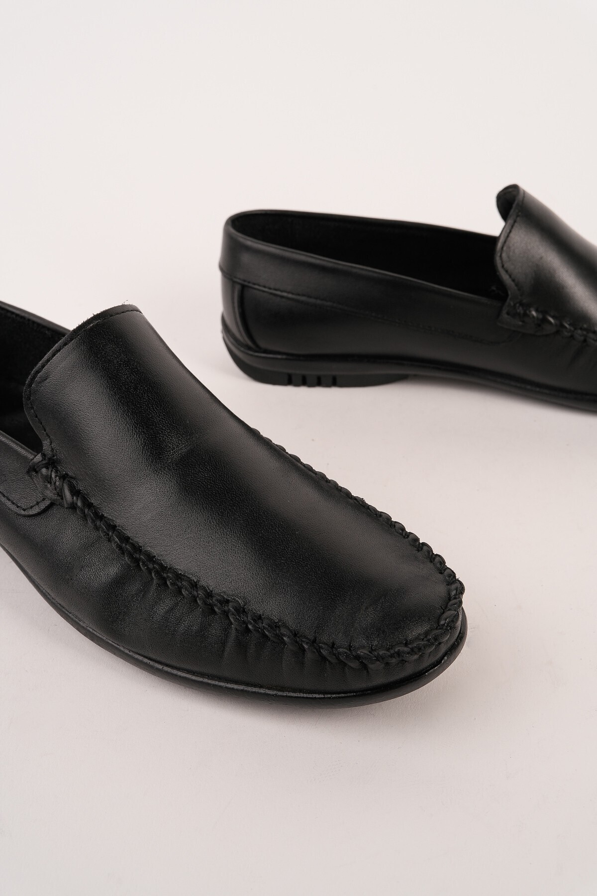 MUGGO WİLLS Hakiki Deri Bağcıksız Erkek Günlük Klasik Loafer Ayakkabı görsel 2
