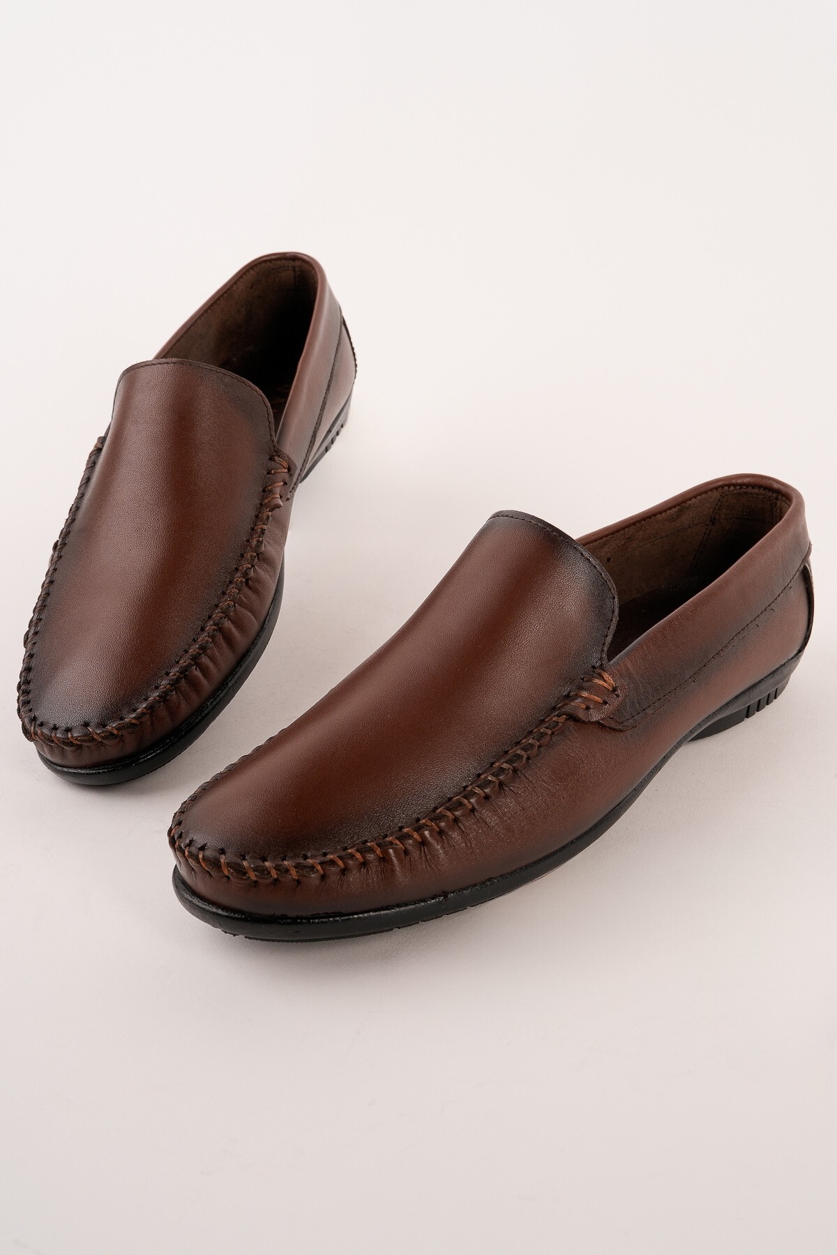 MUGGO WİLLS Hakiki Deri Bağcıksız Erkek Günlük Klasik Loafer Ayakkabı