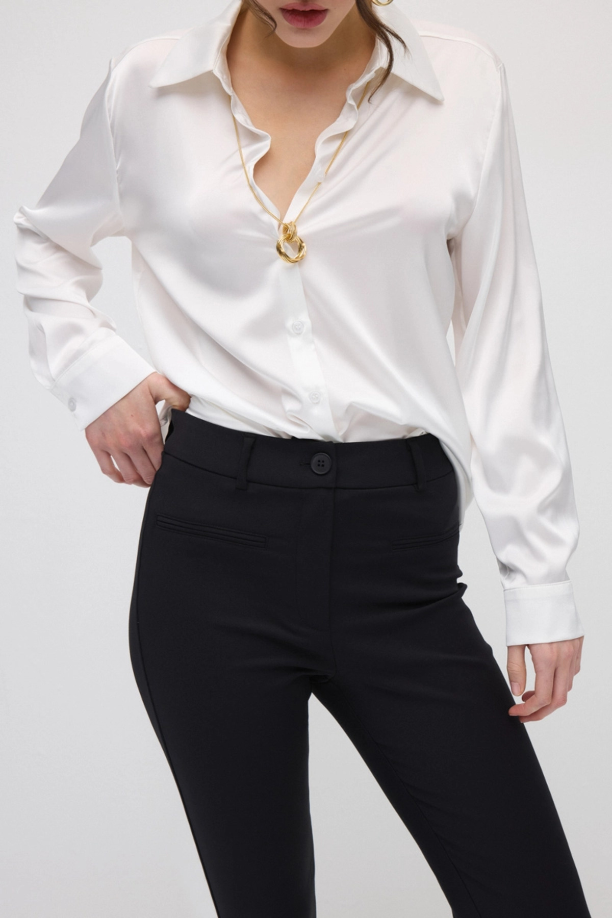 Gusto  Klasik Sihirli Pantolon - Siyah - Görsel 6