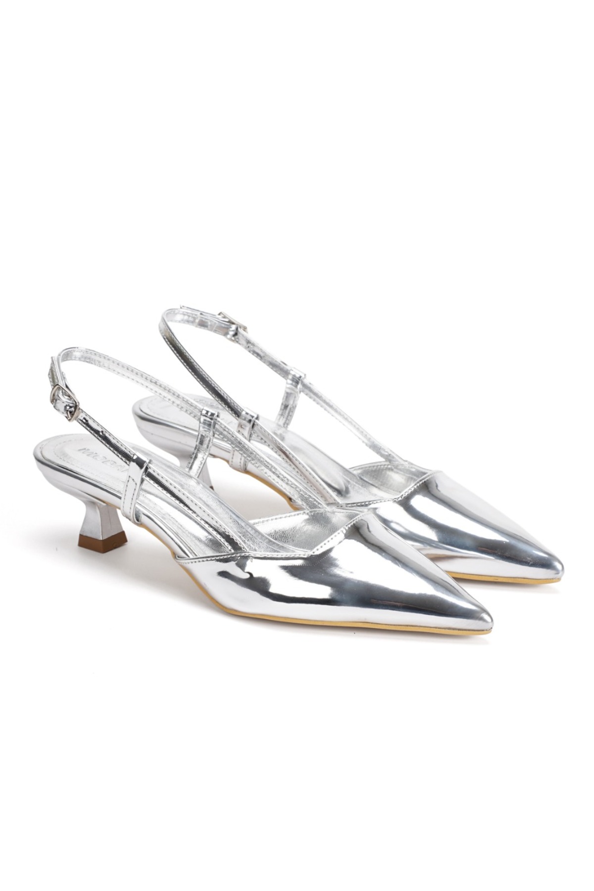 Women's Pointed Toe Short Heeled Evening Shoes