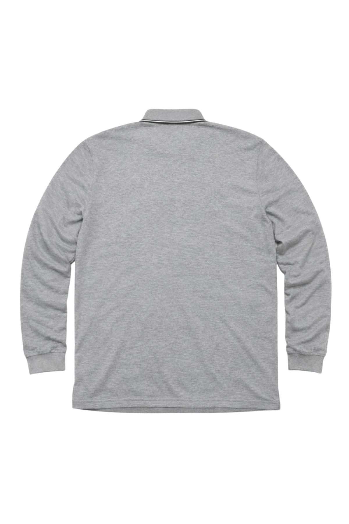 BattalModa Erkek Büyük Beden Melanj Füme Polo Yaka Pike Tişört 3XL-4XL-5XL-6XL-7XL-8XL görsel 5
