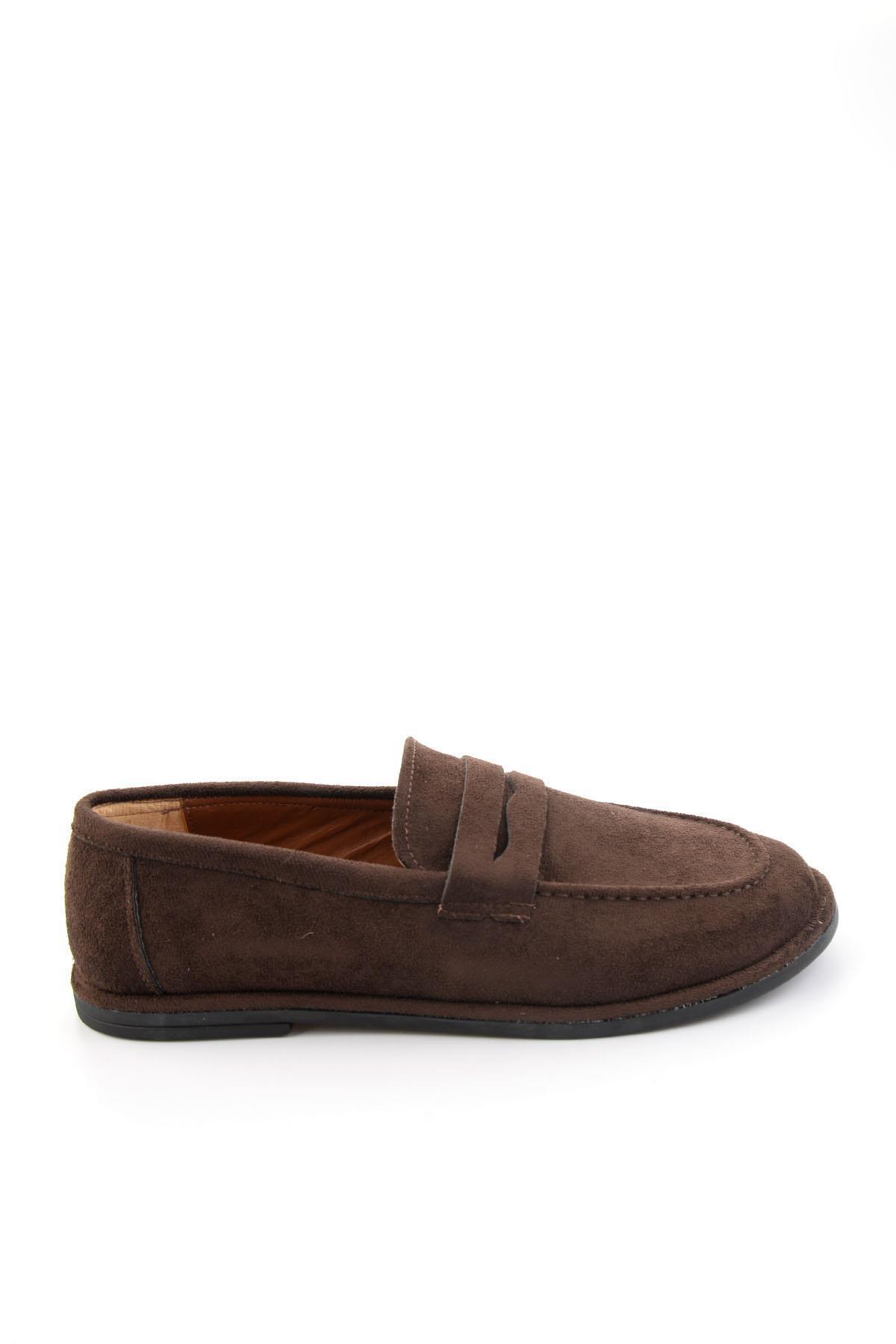Bambi Kahve Kadın Loafer Ayakkabı K01606034372 görsel 2