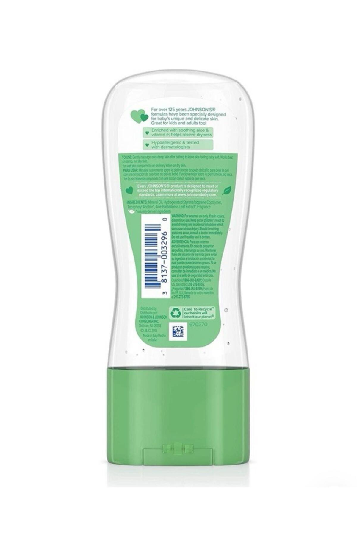 Johnson's Baby Aloe Vera & E Vitaminli Jel Yağ (200 ml) fotoğrafı 2 (önizleme)