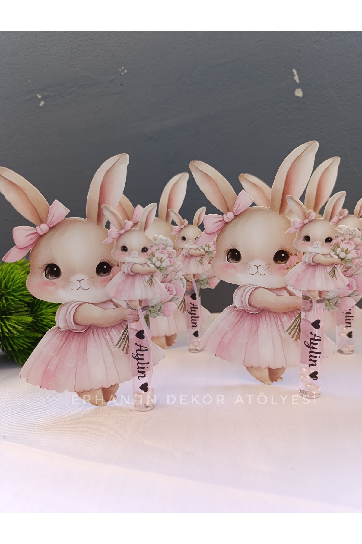 Erhan'ın Dekor Atölyesi El Emeği Ürünler Bebek Hediyesi Kolonya Tavşanlı Model Hediyelik Kolonya Parfüm şişe kolonya 10 adet fotoğrafı 2 (önizleme)