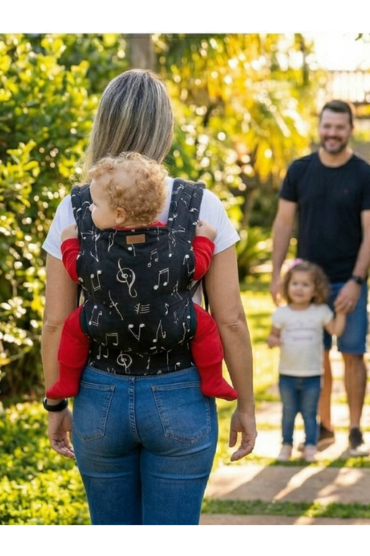 EGGBABY Ergonomik Kanguru Bebek Taşıma Siyah Bebek Kangurusu fotoğrafı 3 (önizleme)