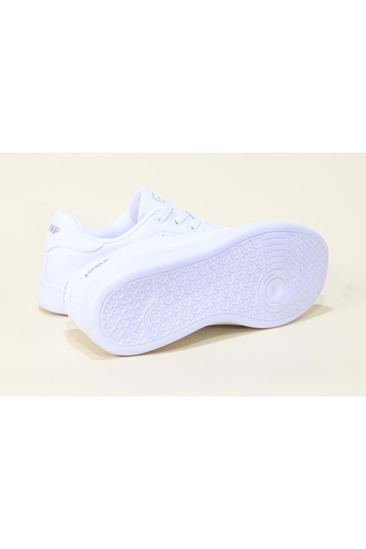 Jump N 15306 Beyaz Unisex Ortopedik Sneakers Günlük Yürüyüş Spor Ayakkabısı görsel 7