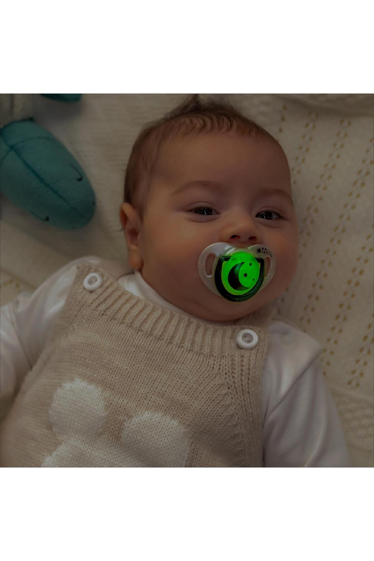 Mamajoo Ortodontik Emzik Seti 0 Ay+ Pearl & Black | İkili, Silikon, Damaklı | Sterilizasyon & Saklam fotoğrafı 7 (önizleme)