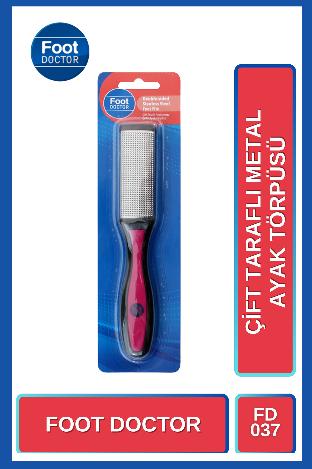 foot doctor Çift Taraflı Metal Ayak Törpüsü FD037 - Fiyatı, Yorumları