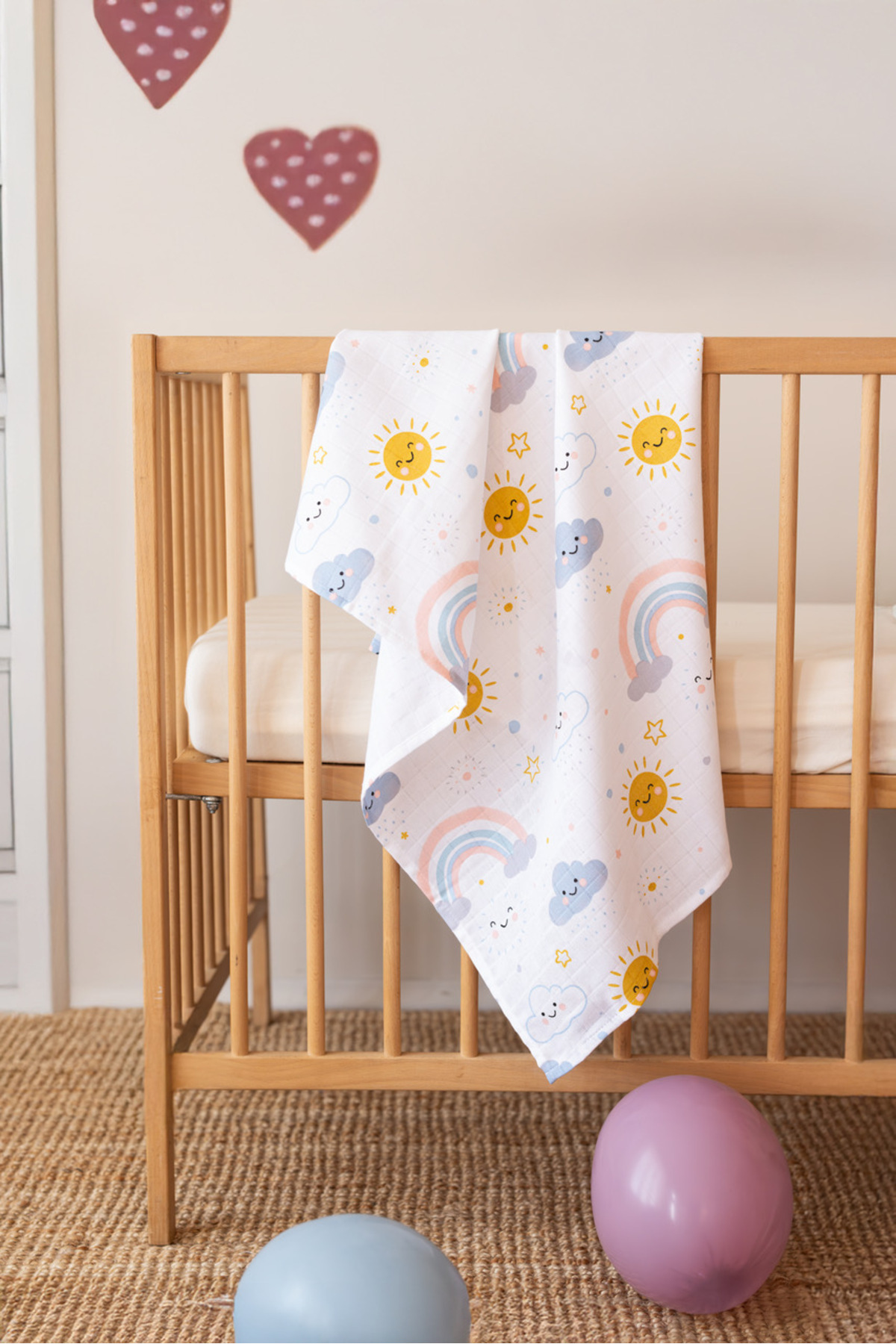 EIFIN Çok Amaçlı Müslin Örtü & Battaniye 3'lü Set %100 Pamuk Oeko-tex Sertifikalı Kutulu fotoğrafı 3 (önizleme)