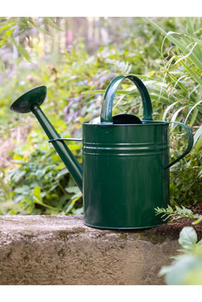 Lin Metal Fritilya 5 Litre Metal Sulama Kabı, Galvaniz Bitki Sulama Kabı Meta...