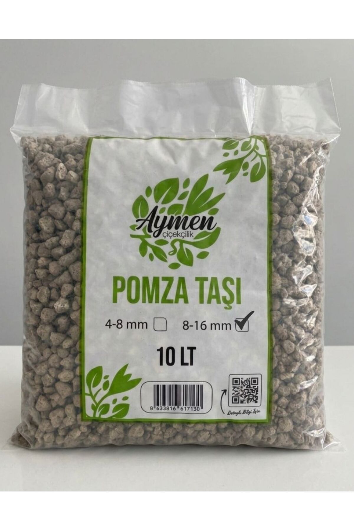 10 Liters 8-16 mm Pumice Stone - Agricultural Pumice Volcanic Pumice Stone