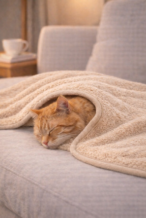 argehome Welsoft Kedi Köpek Battaniyesi – Çift Kat, Biye Kenarlı, Yumuşak & S...