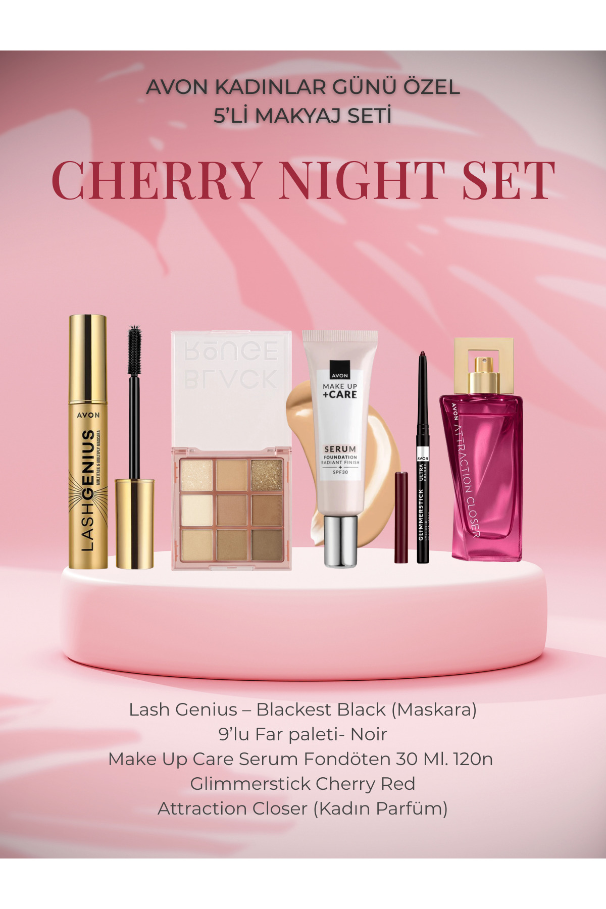 Avon Kadınlar Günü Özel 5’li Güzellik Paketi – Cherry Night Set - Fiyatı, Yorumları
