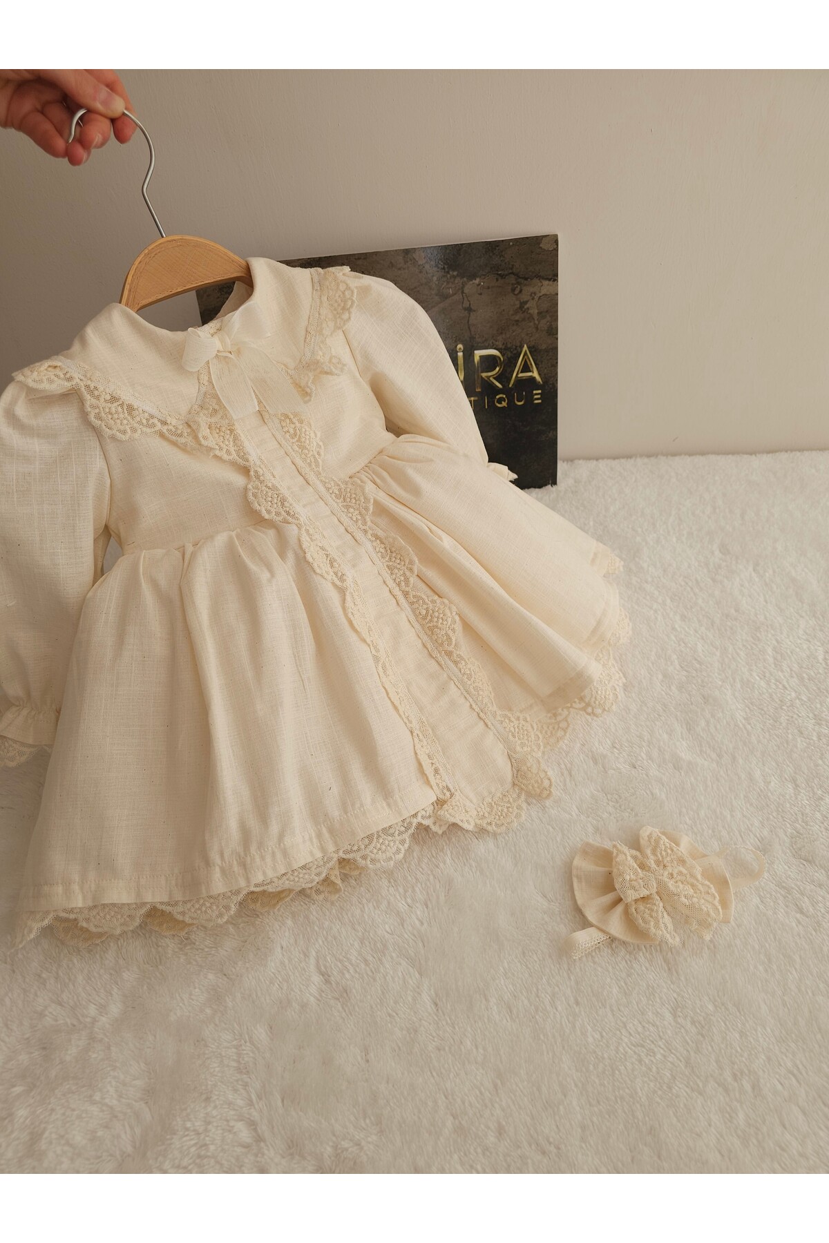 Elwirababyboutiqe Linen Vintage Dress