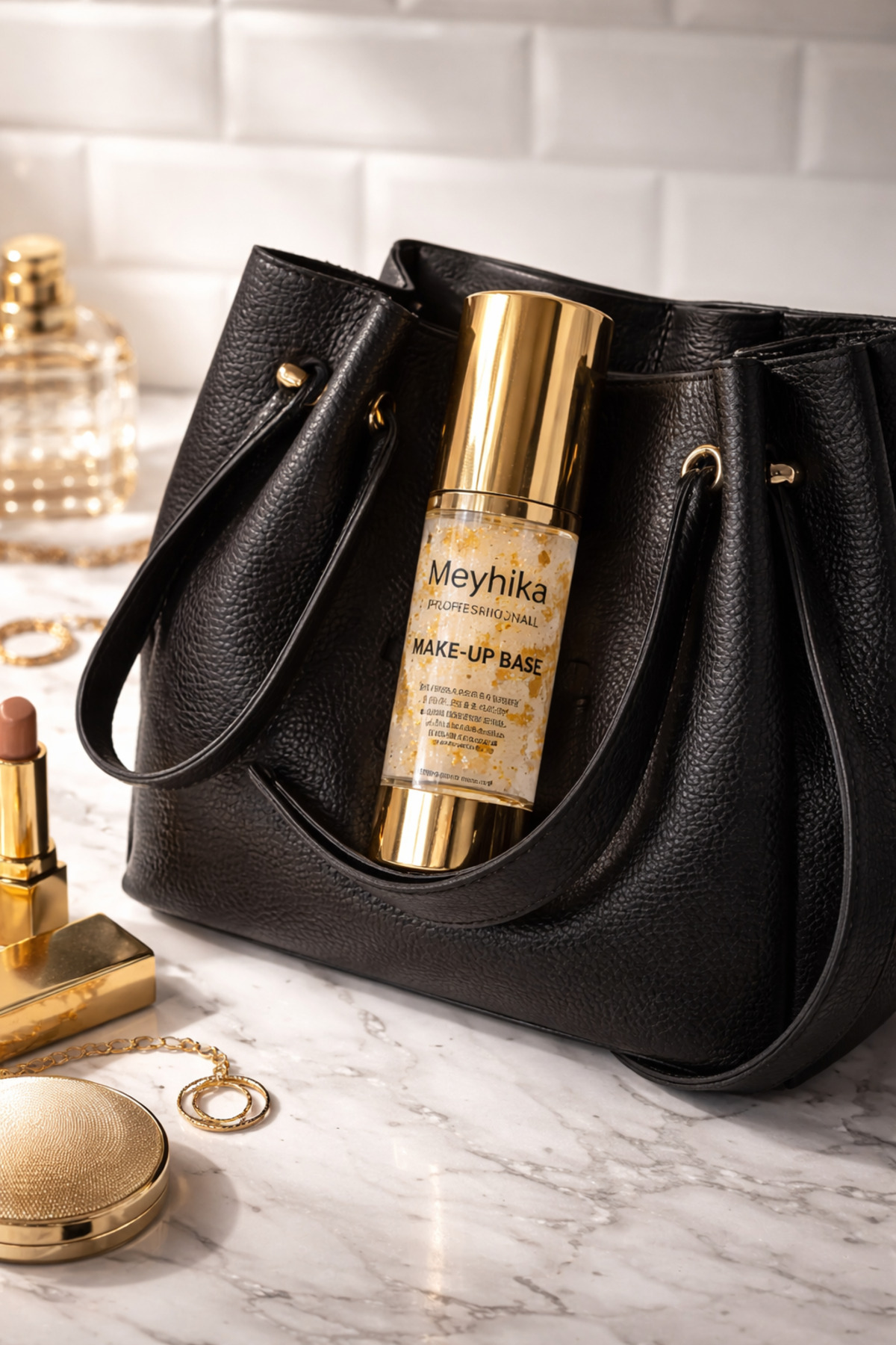 Işıltı Veren C Vitaminli Makyaj Altı Baz 30 ml — بژ 528292001022 — تصویر 5 از 5