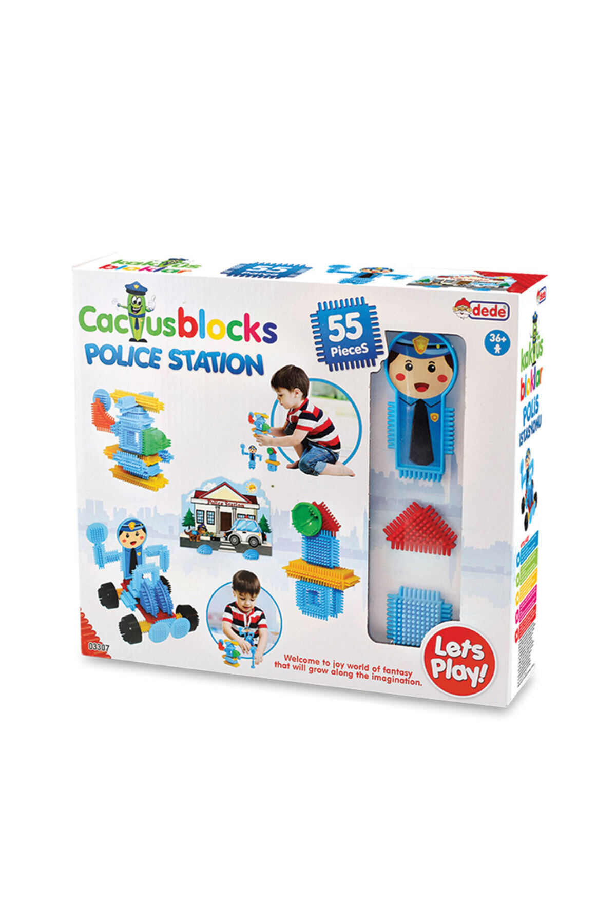 a v d a 55 Parça Polis Kaktüs Blok Seti Renkli Kaktüs Bloklar Yapı Oyuncağı fotoğrafı 2 (önizleme)