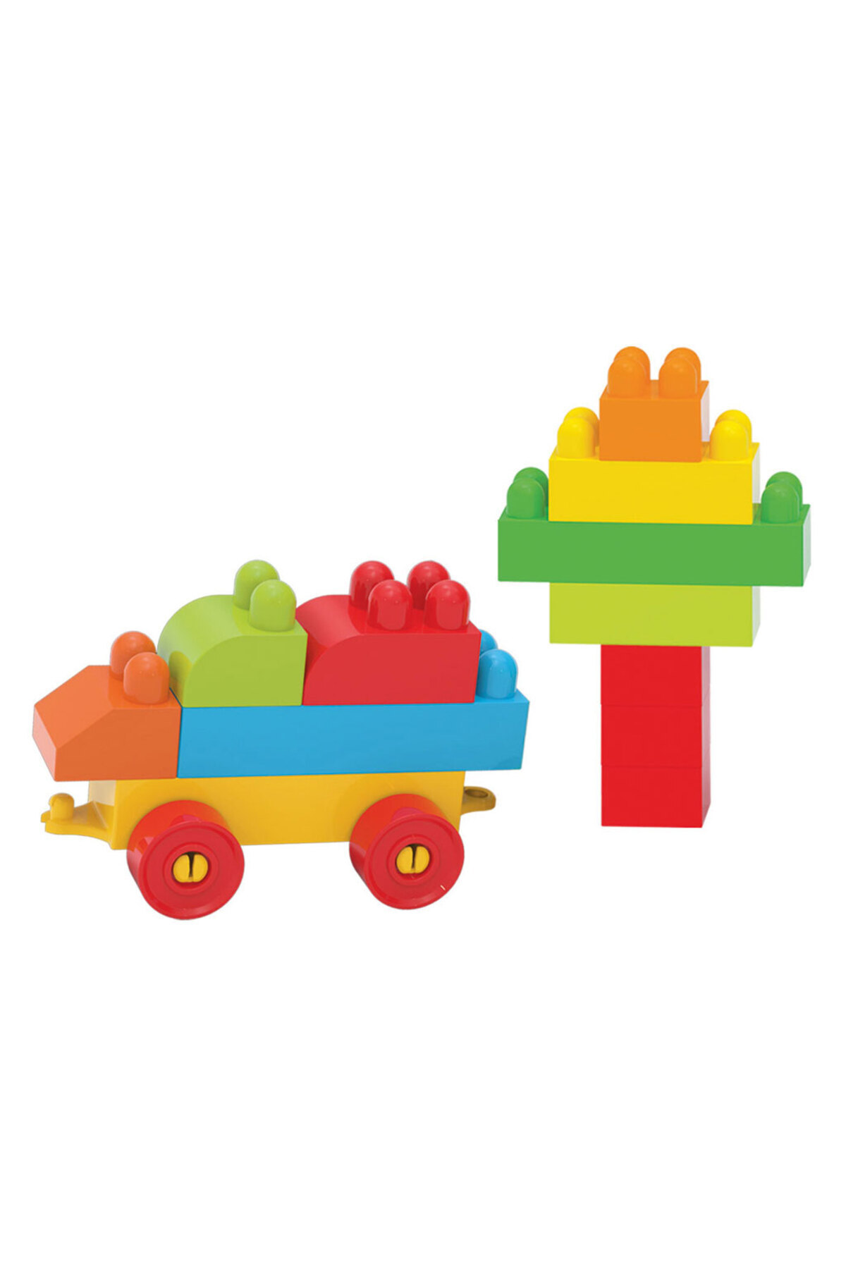 a v d a 120 Parça Çantalı Multi Blok Seti Renkli Büyük Yapı Bloklar fotoğrafı 4 (önizleme)