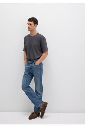 Mavi Hunter Premium Puslu Indigo Mavisi Jean Pantolon 0020233454