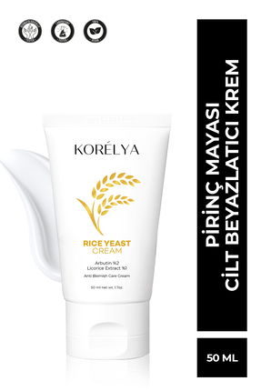 KORELYA Pirinç Mayası Leke Karşıtı Beyazlatıcı Krem - Rice Yeast Whitening Cr...