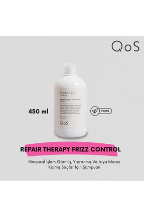 QOS Essential Routine Repair Therapy & Frizz Control Şampuan