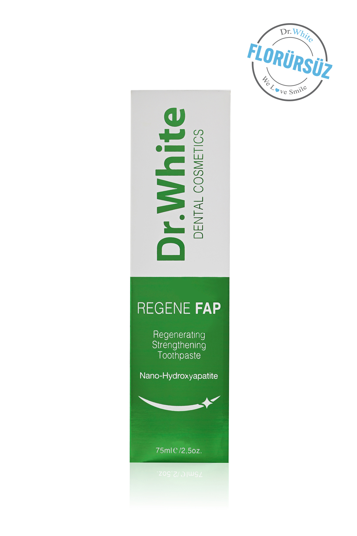 Dr White Nano-Hydroxyapapite Regene Fap Regenerating Strengthening Diş Macunu (75ML)