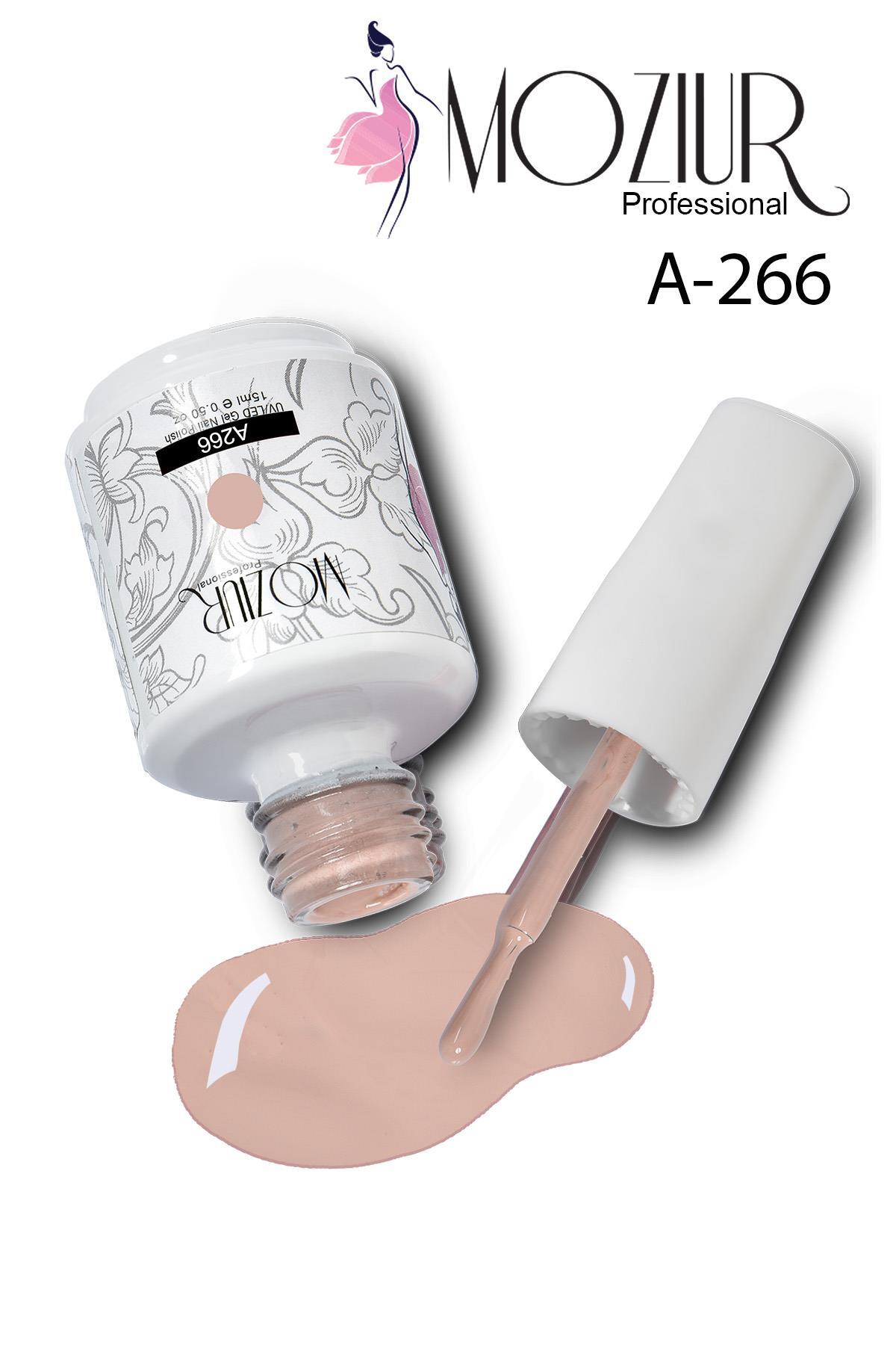 Kalıcı Oje UV Led A266 (NUDE SERİSİ) 15ml — بژ 8683089009045 — تصویر 3 از 4