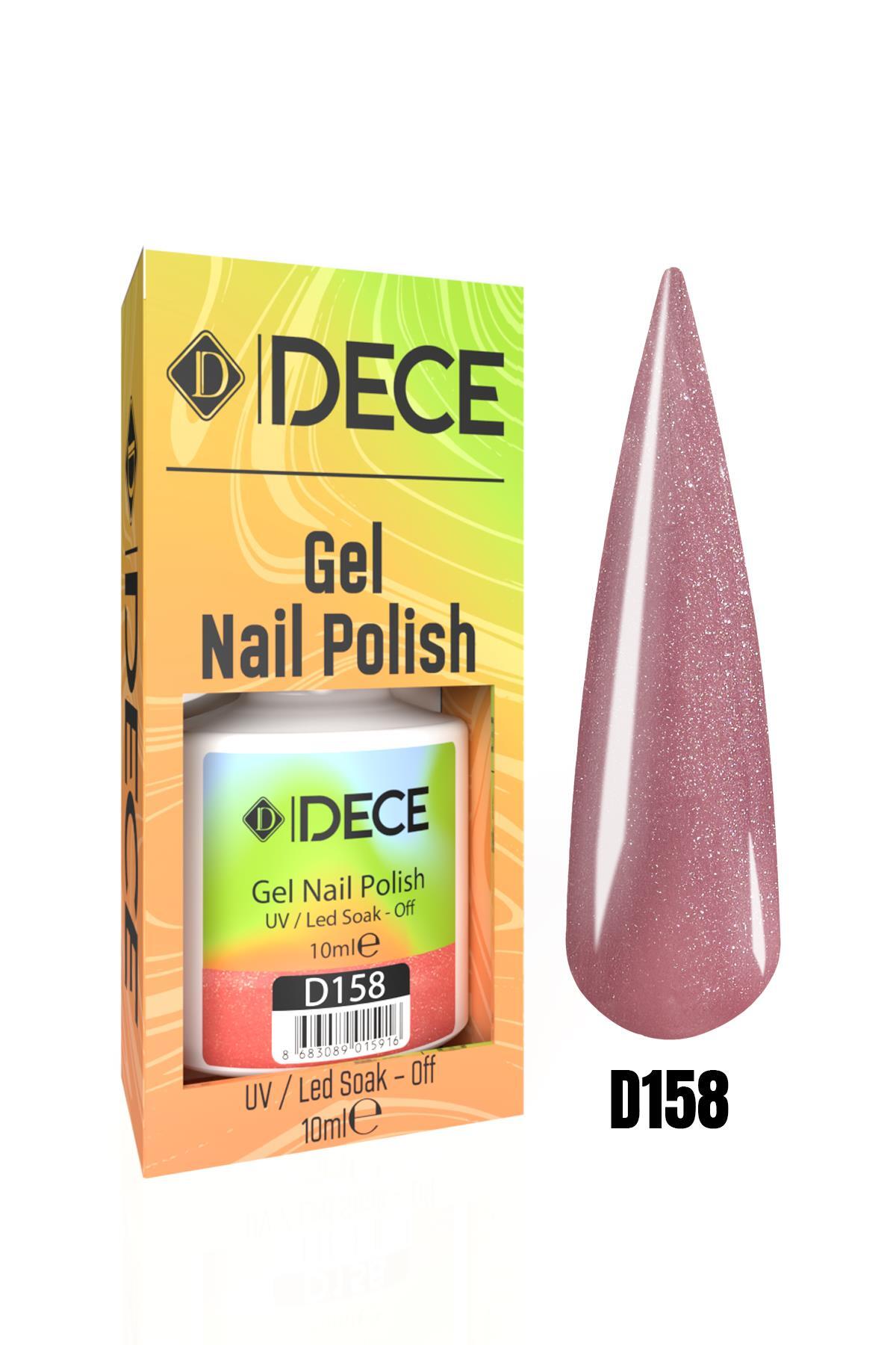 Dece Kalıcı Oje Uv Led D158 (IŞILTI SERİSİ) 10ml — صورتی 8683089014038801 — تصویر 2 از 2