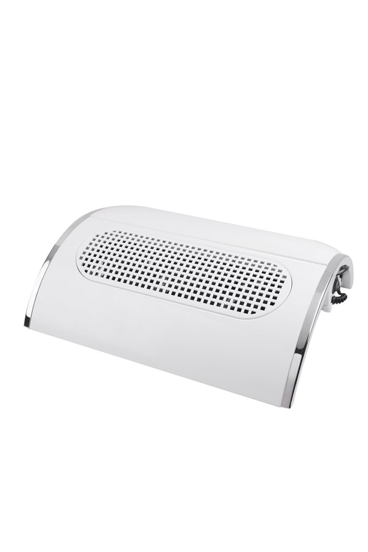 DS-100 3 Fanlı Protez Tırnak Toz Toplayıcısı 40W — سفید MZR-7104381481274 — تصویر 2 از 7