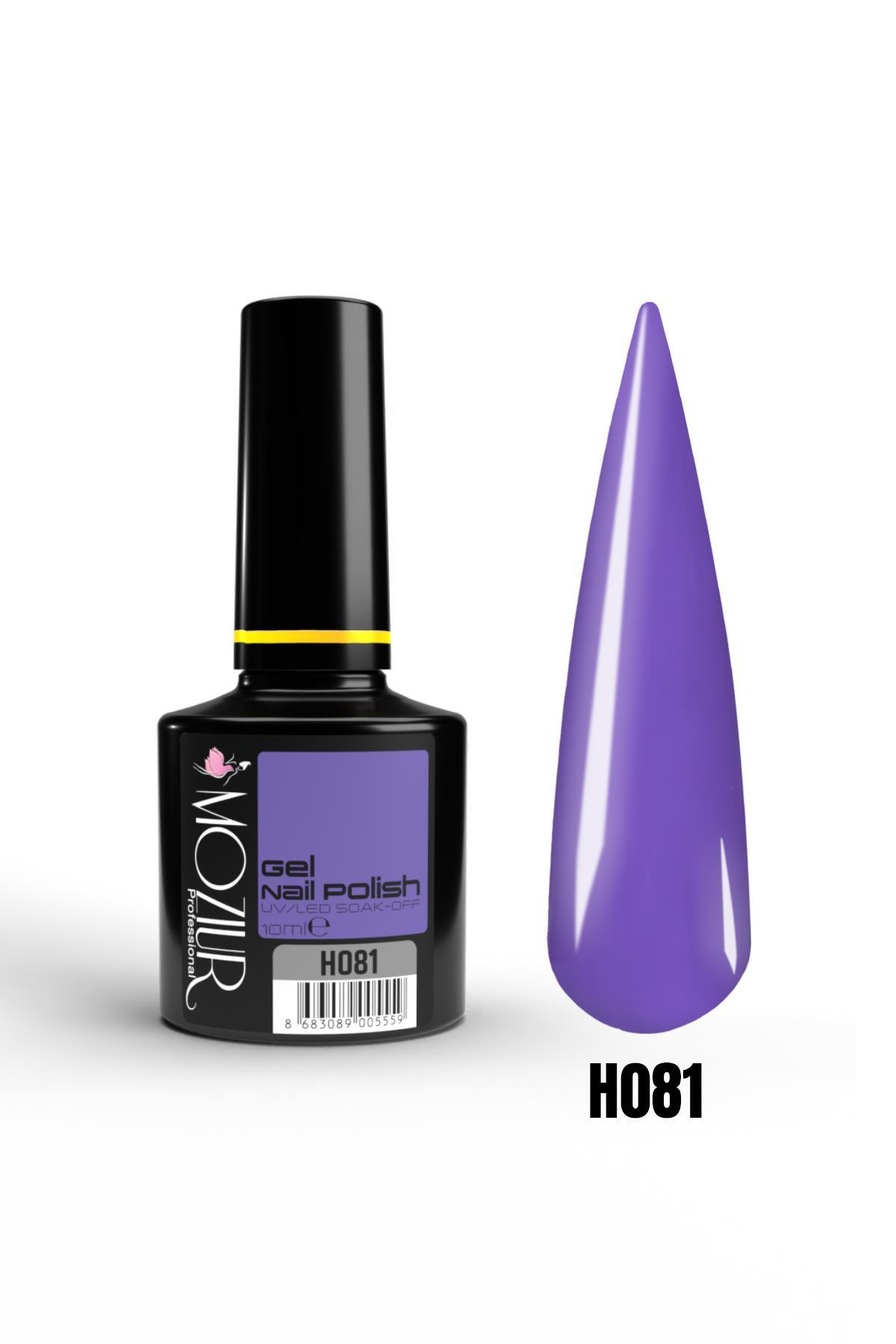 Kalıcı Oje Uv Led H081 (MOR SERİSİ) 10ml — بنفش 8683089004750 — تصویر 2 از 3