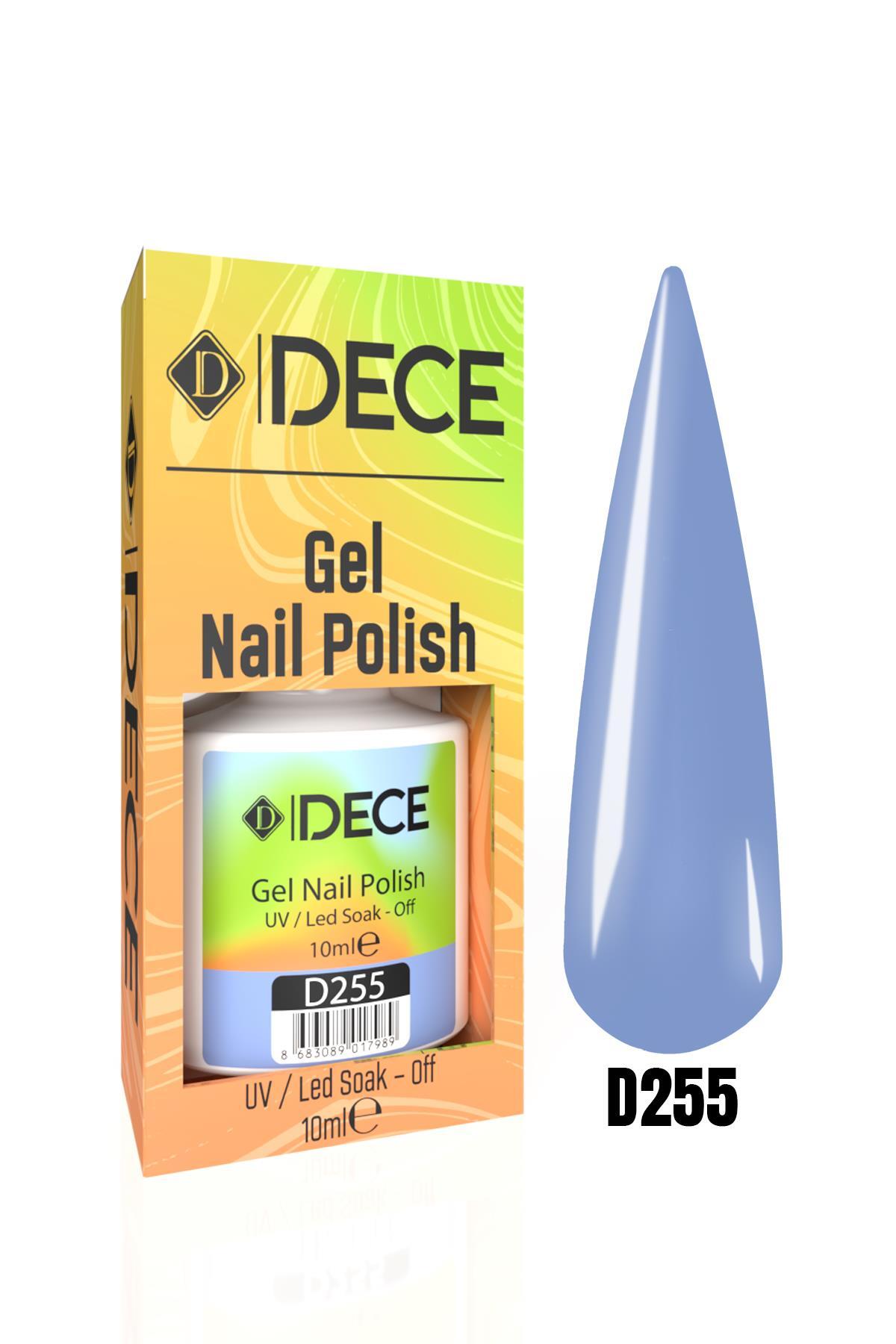 Dece Kalıcı Oje UV LED D255 (MAVİ SERİSİ) 10ml — آبی 868308901603603 — تصویر 2 از 2