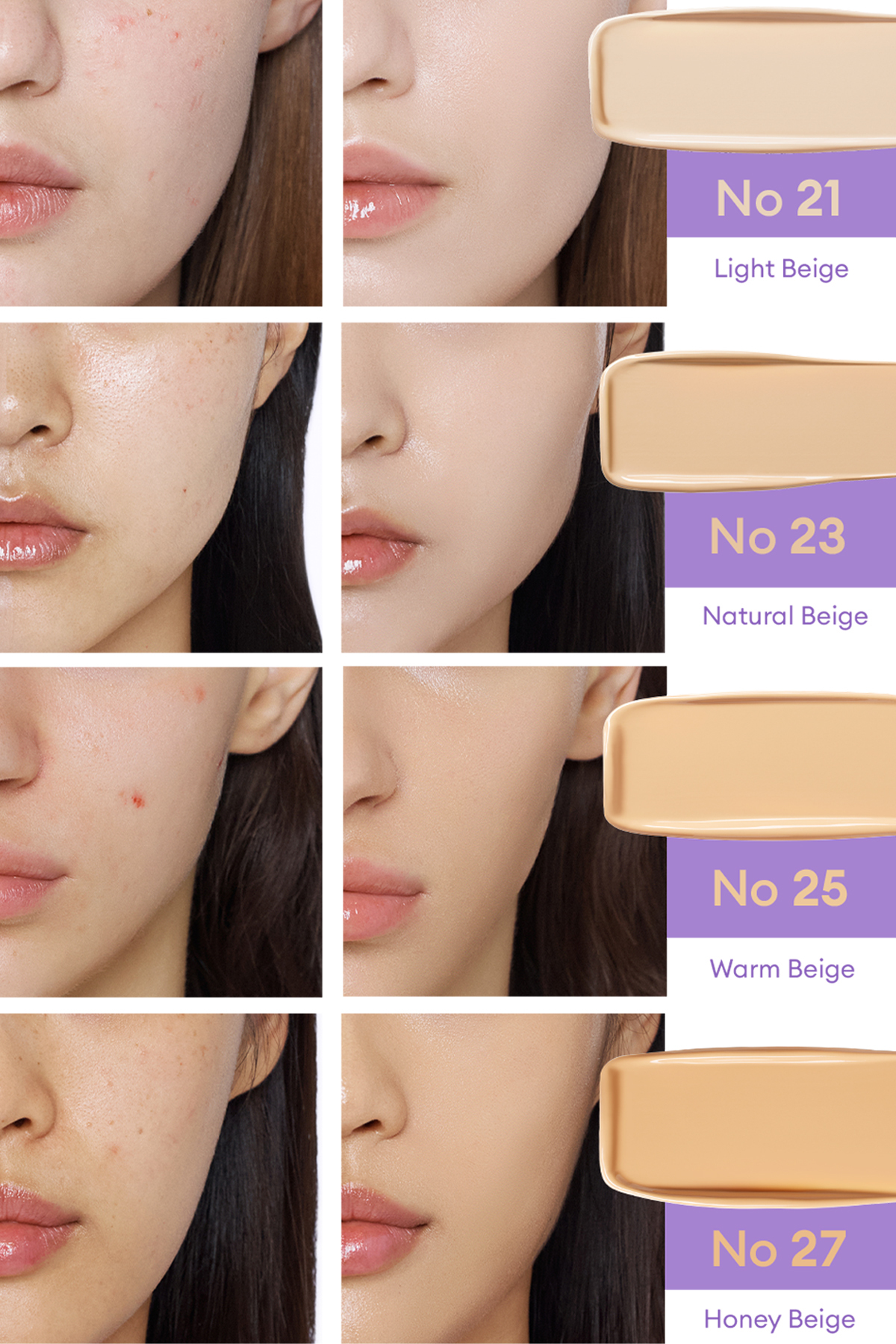 سرم کرم BB M Perfect Cover SPF50+/PA++++ شماره 21 با خاصیت ضد پیری و ایجاد ظاهری درخشان